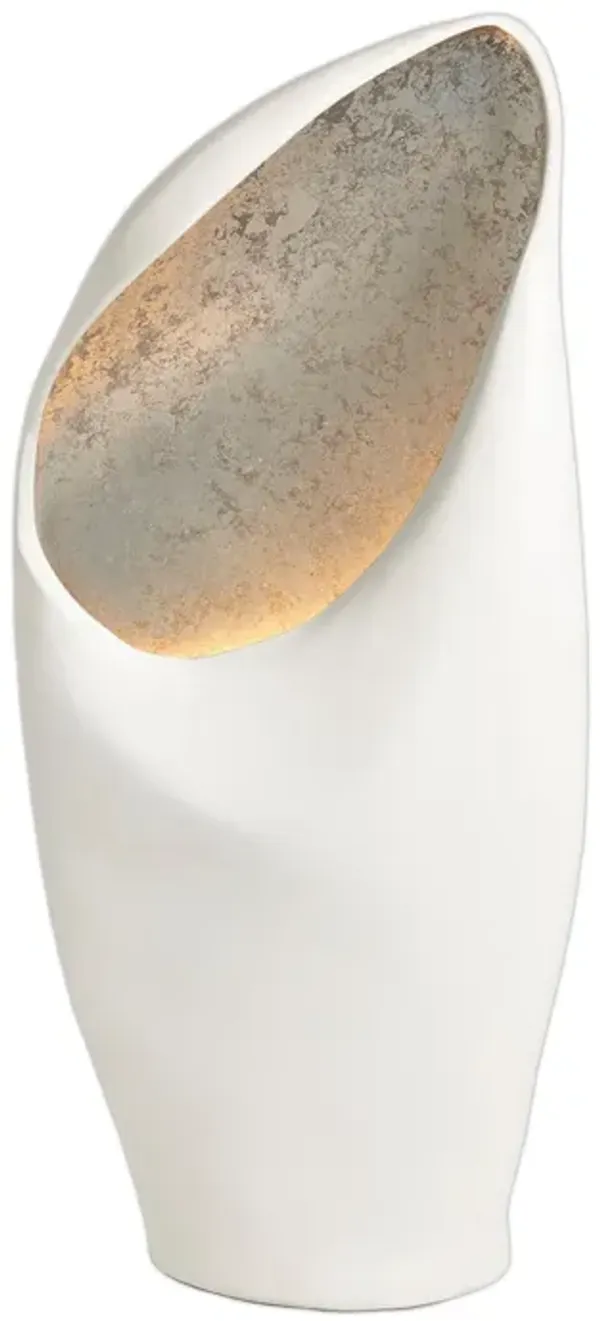 Cowl Lamp-Silver Large