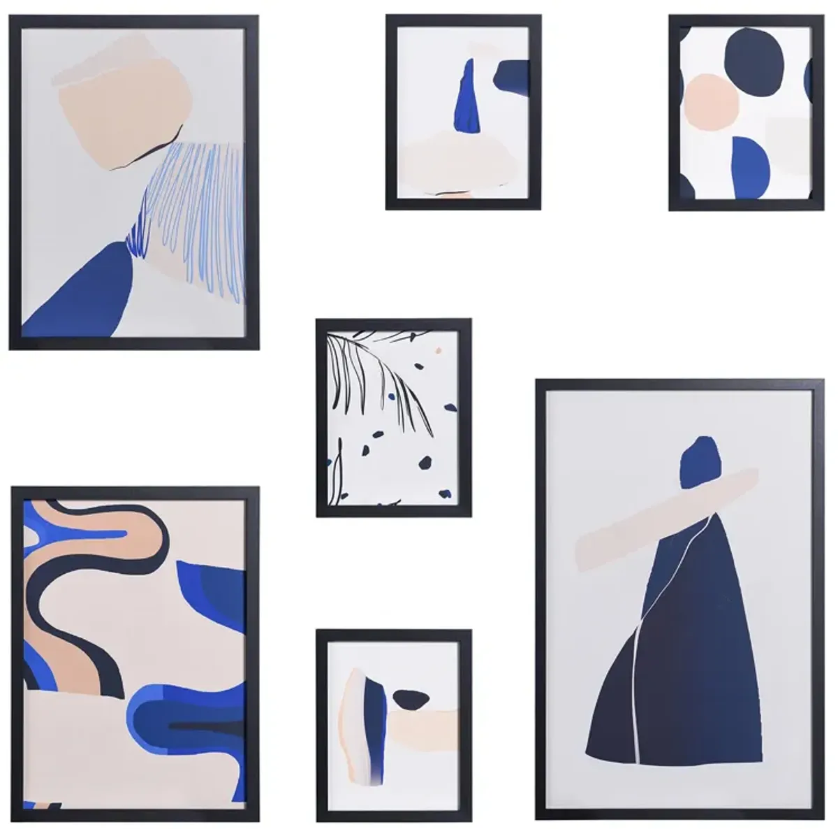 Ultramarine Abstract Set
