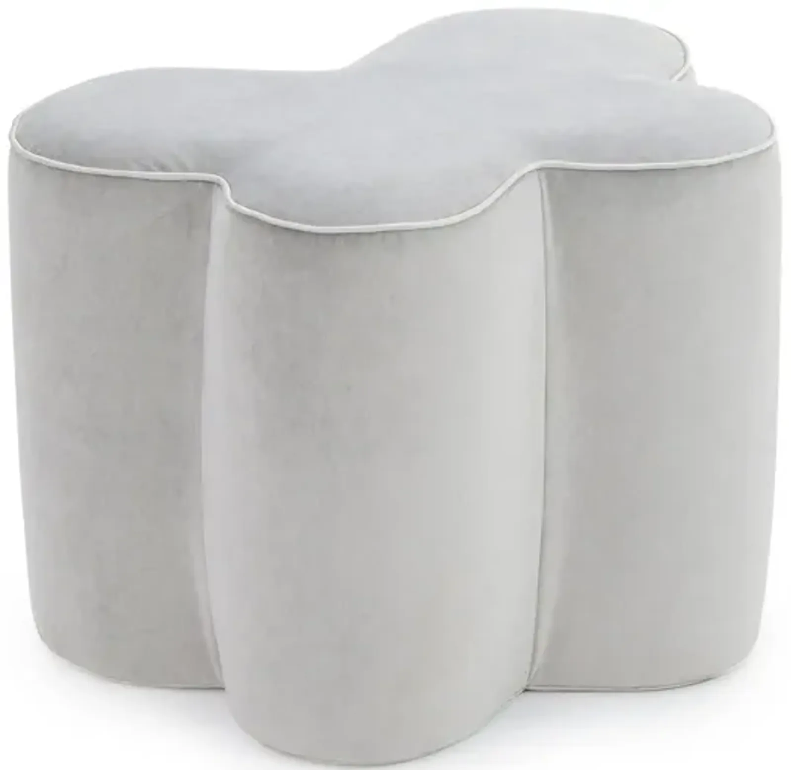 Mariposa Small Grey Ottoman