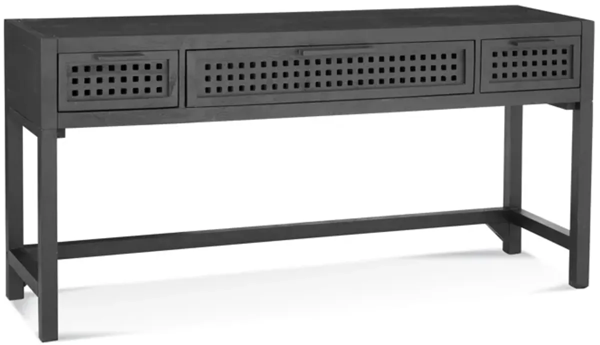 Pentak Black Console Table