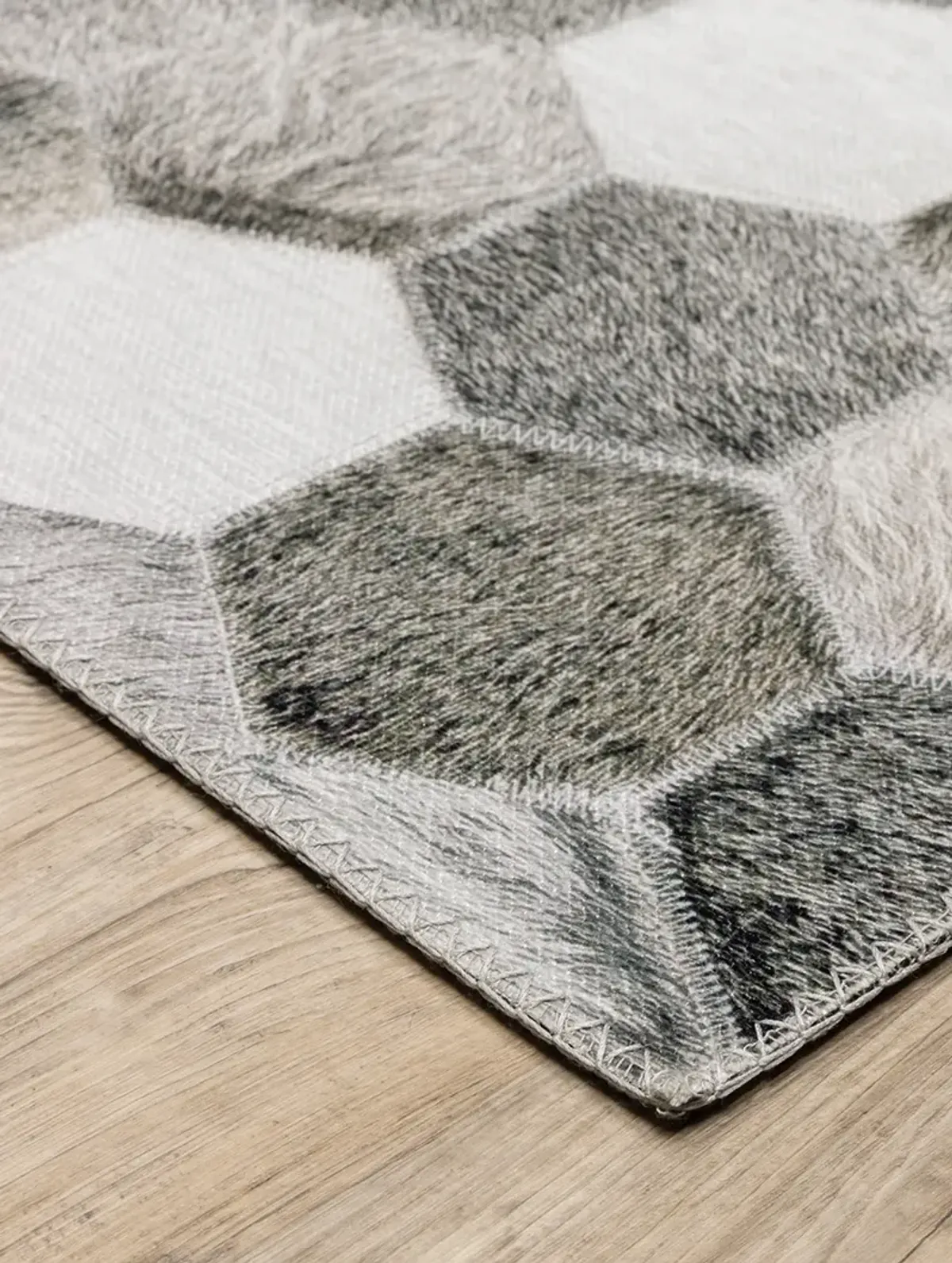 Myers Park 5' x 7' Grey Rug