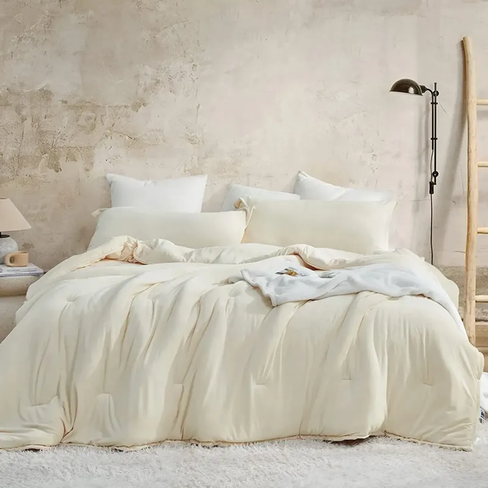 Now You're Cookin' - Coma Inducer® Oversized Comforter - White Clay (Kiln Oven)