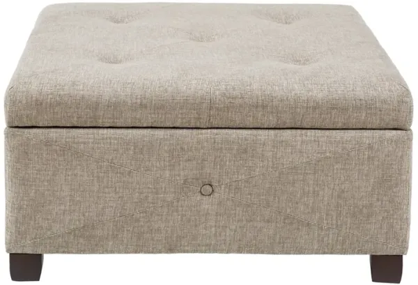 Streamdale Aspen Button Tufted Storage Ottoman