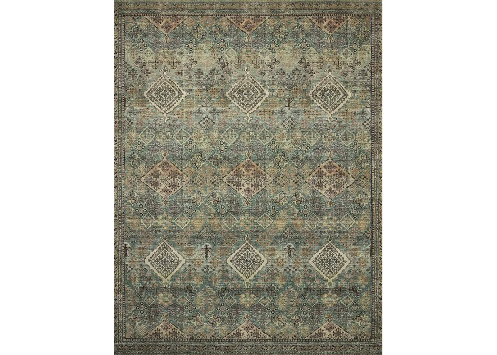 Sinclair SIN03 Turquoise/Multi 8'6" x 11'6" Rug