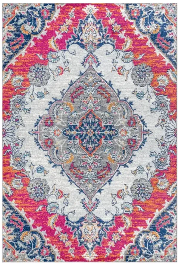 Bright Bohemian Flair Boho Vintage Medallion Area Rug