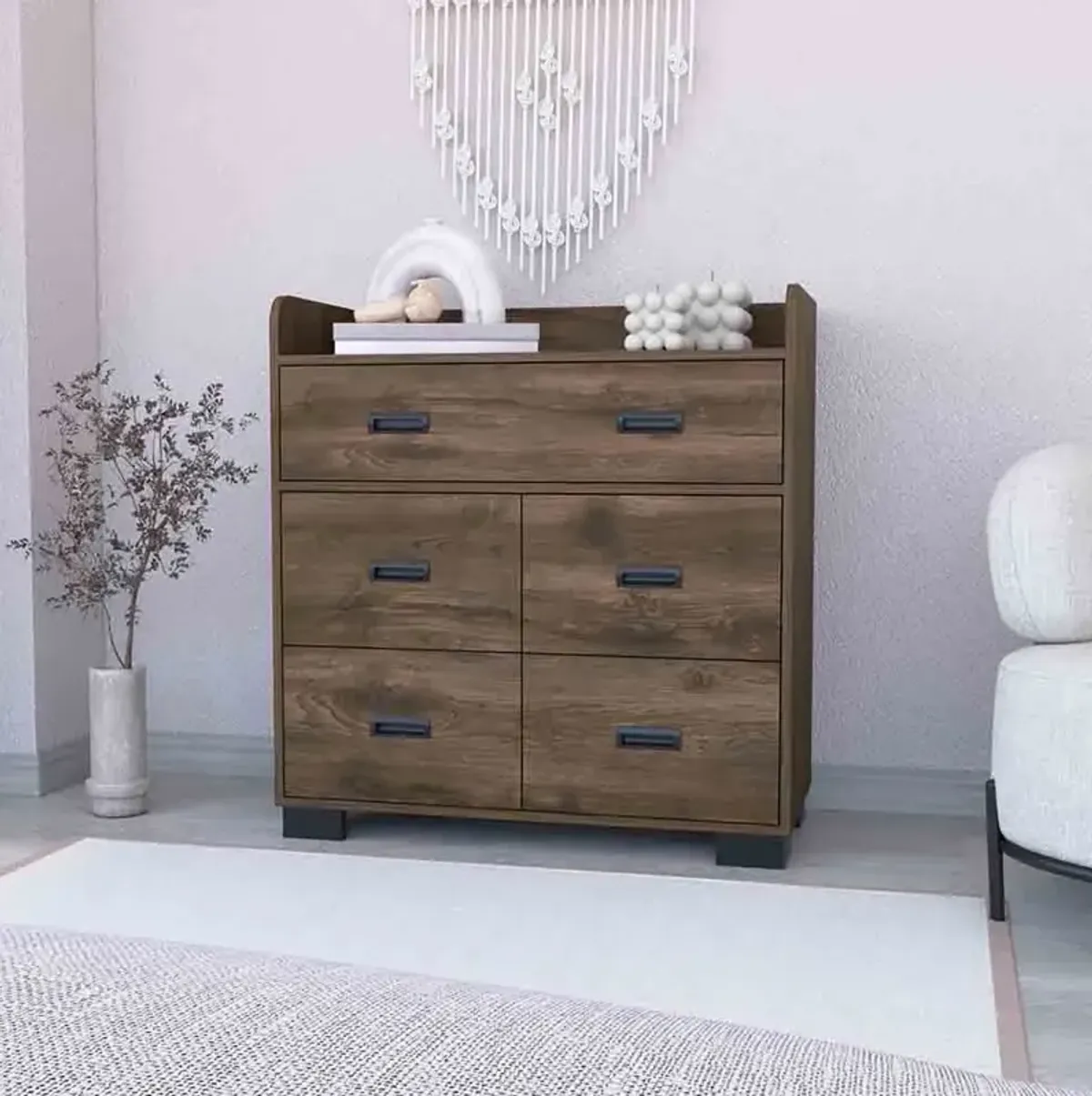 Dresser Wuuman, Bedroom, Dark Brown