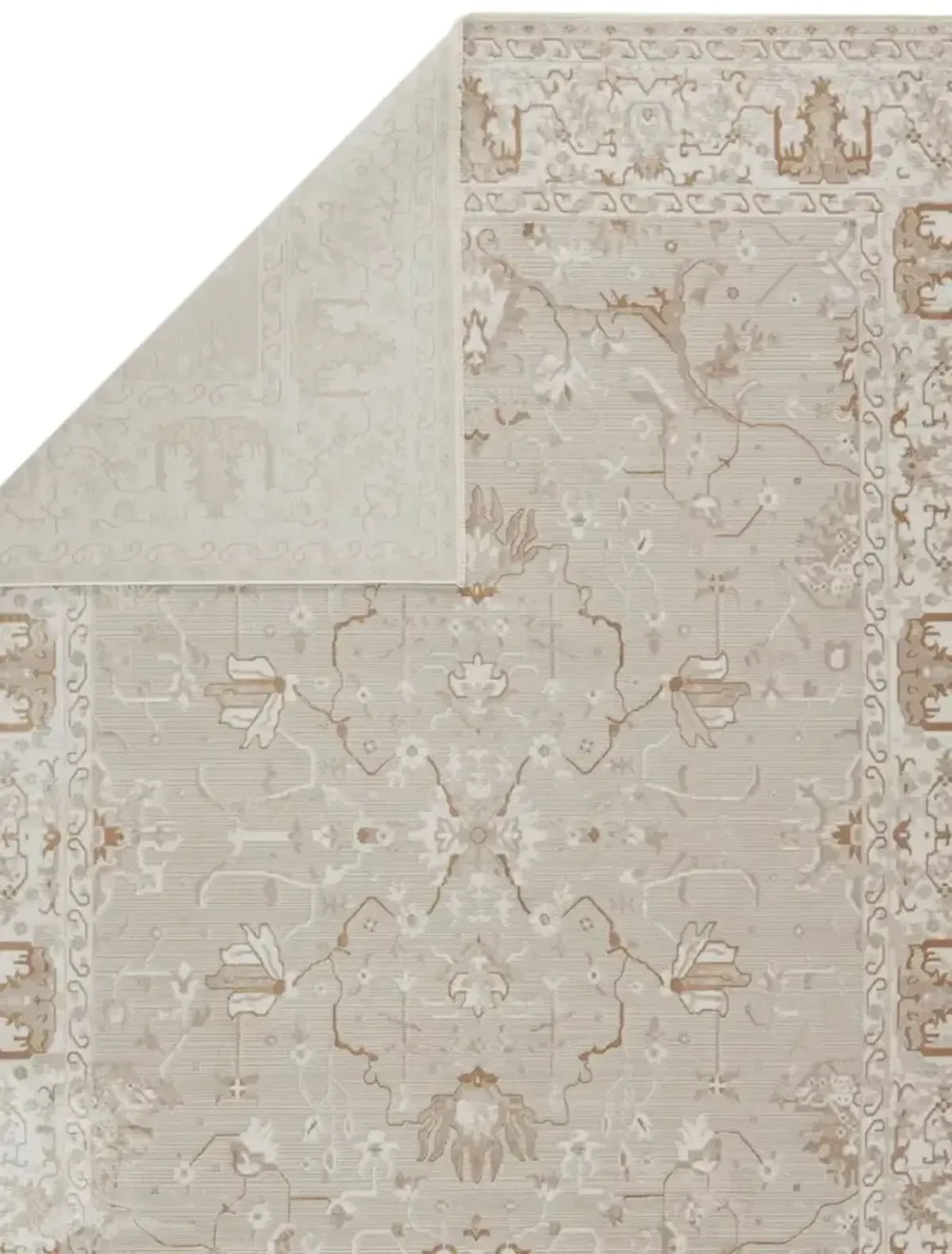 En Blanc Dhaval Gray 5'3" x 7'6" Rug