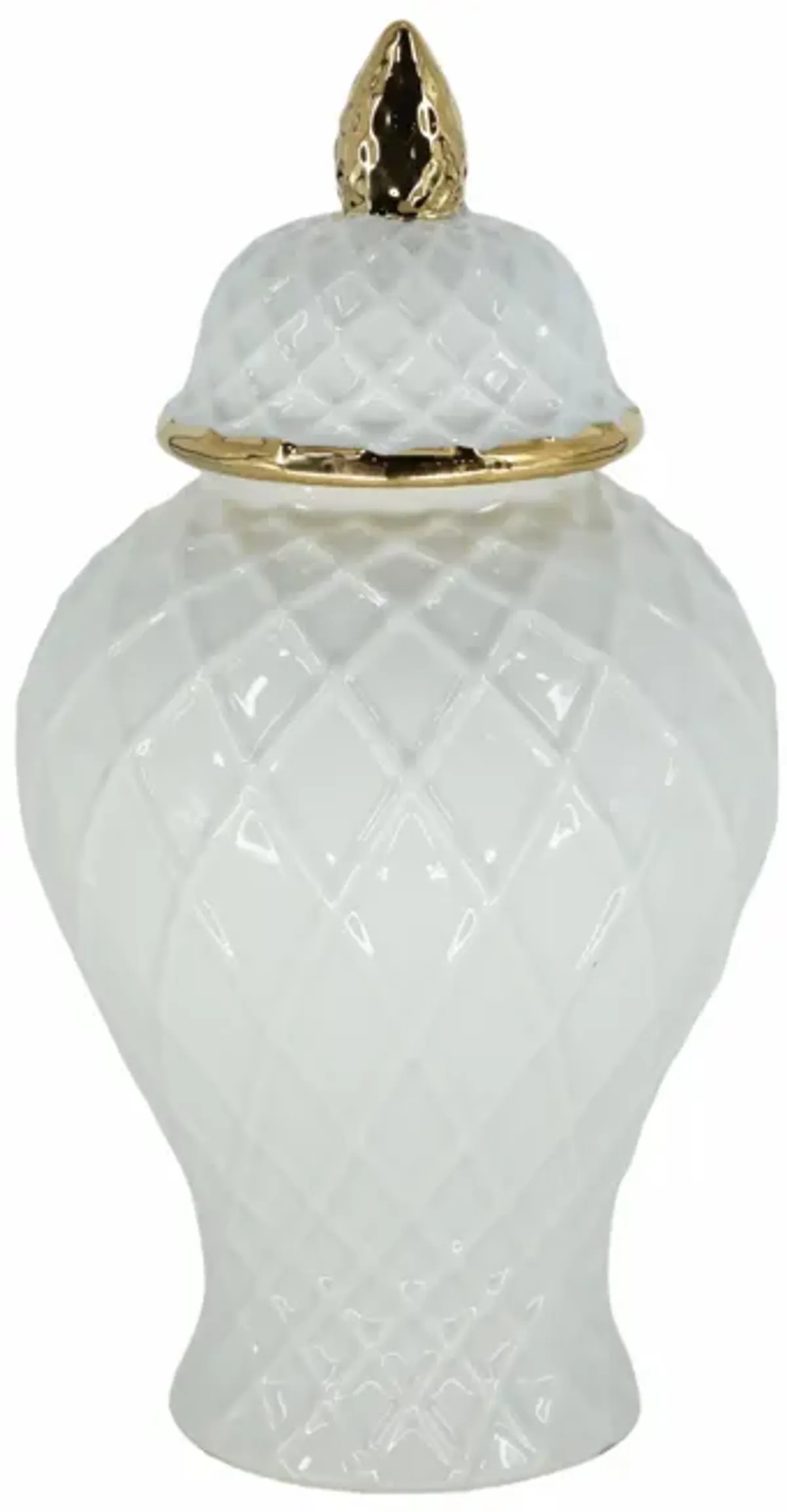 Ceramic Rope Temple Jar