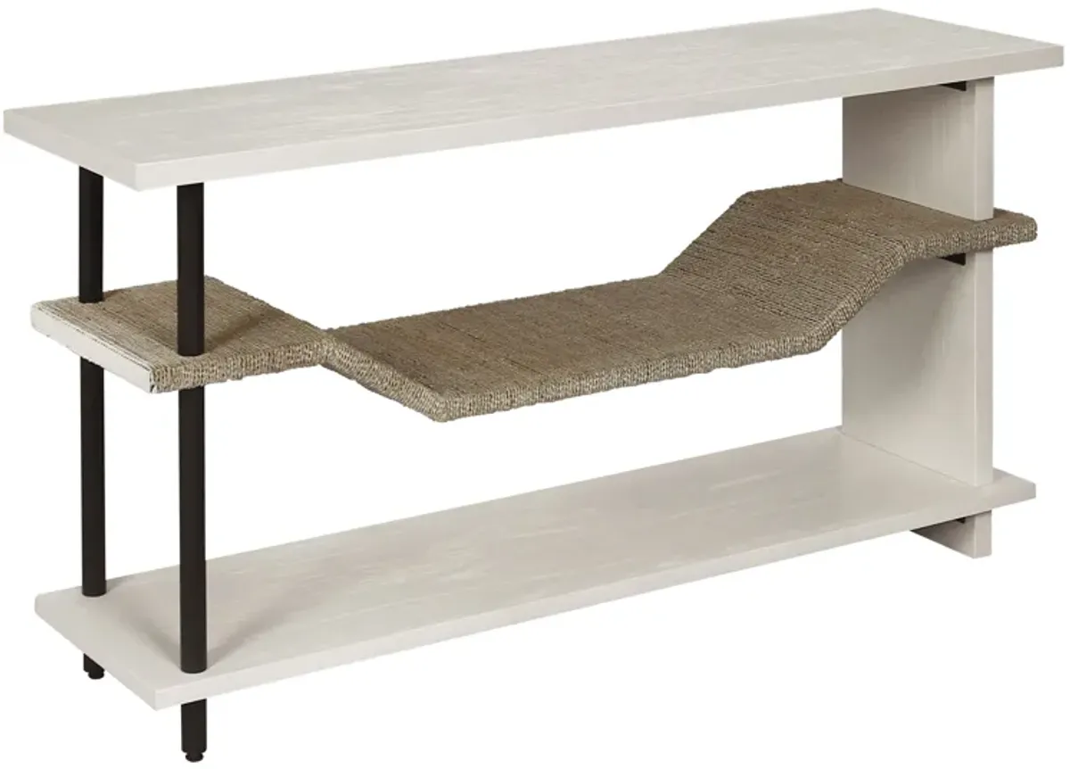 Riverview White Console Table