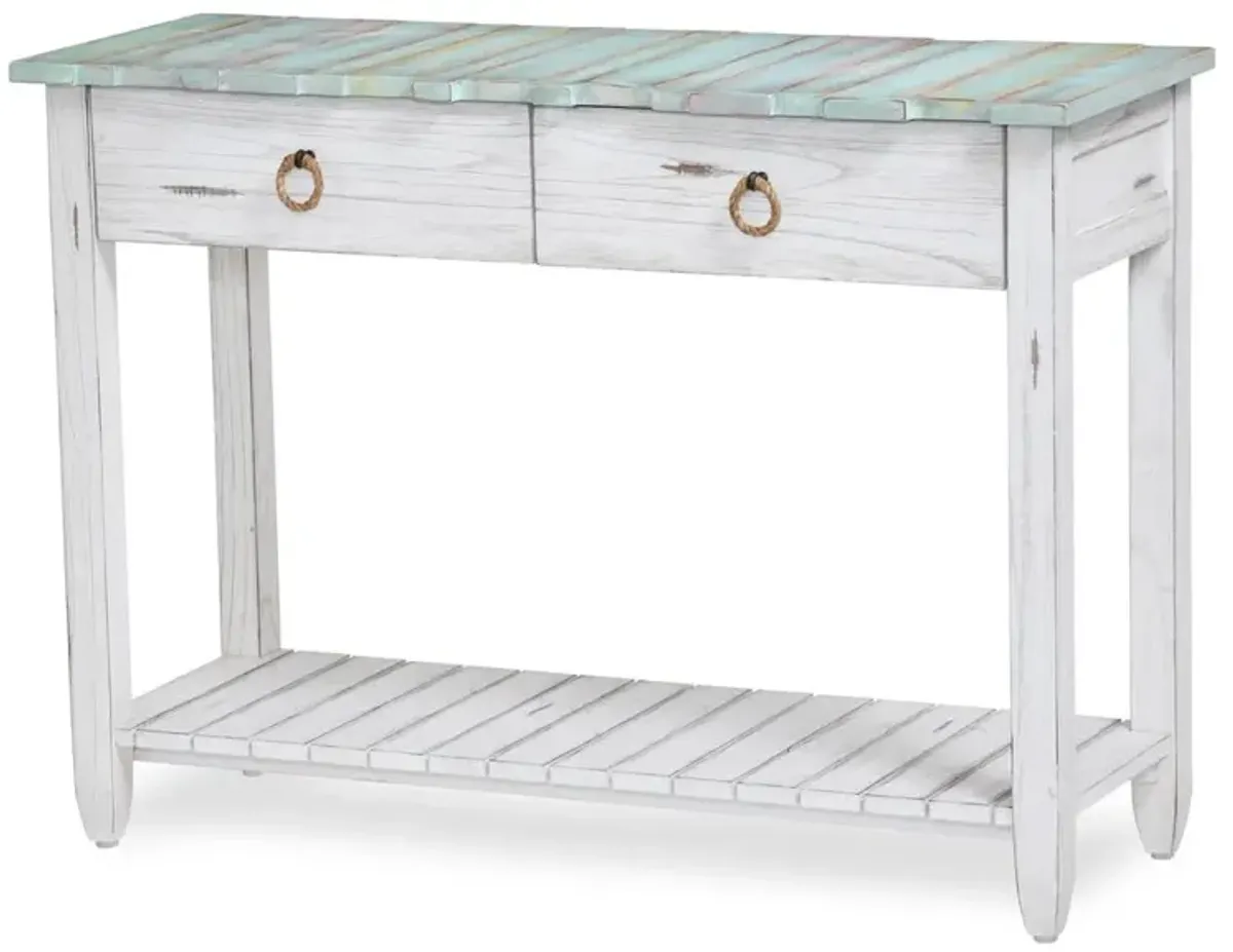 Sea Winds Coastal Furniture Picket Fence Console Table