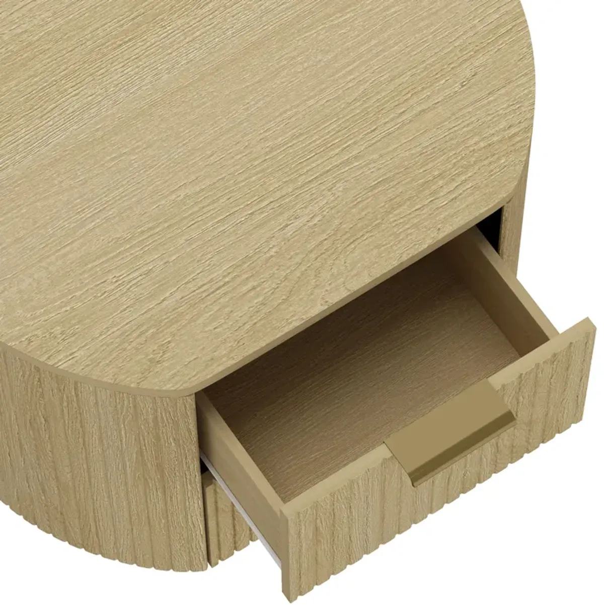 Olivia Nightstand with Gold