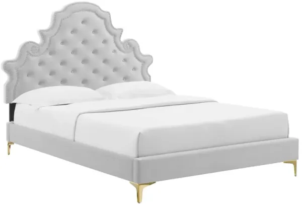 Modway - Gwyneth Tufted Performance Velvet King Platform Bed