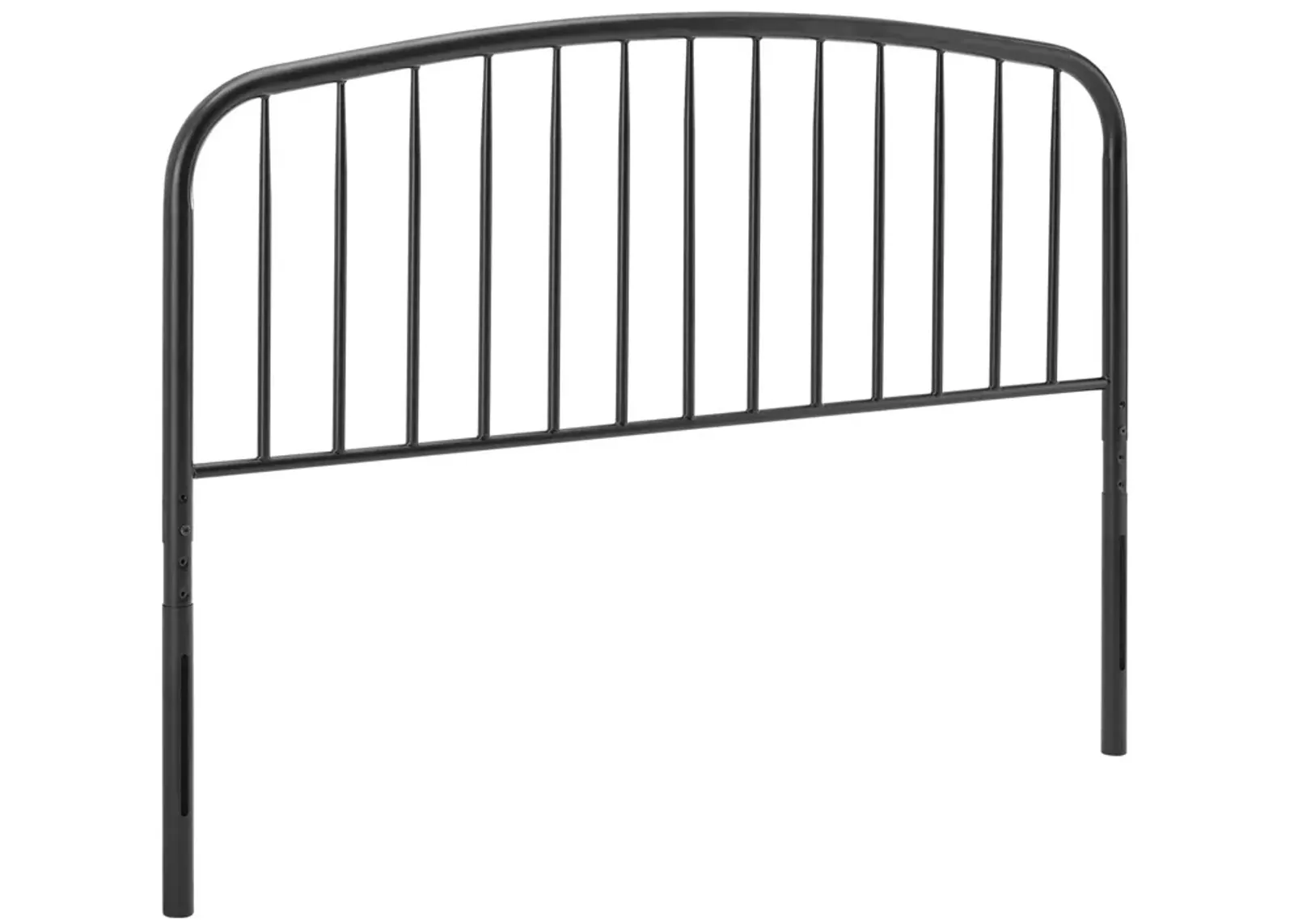 Modway - Nova Queen Metal Headboard Black