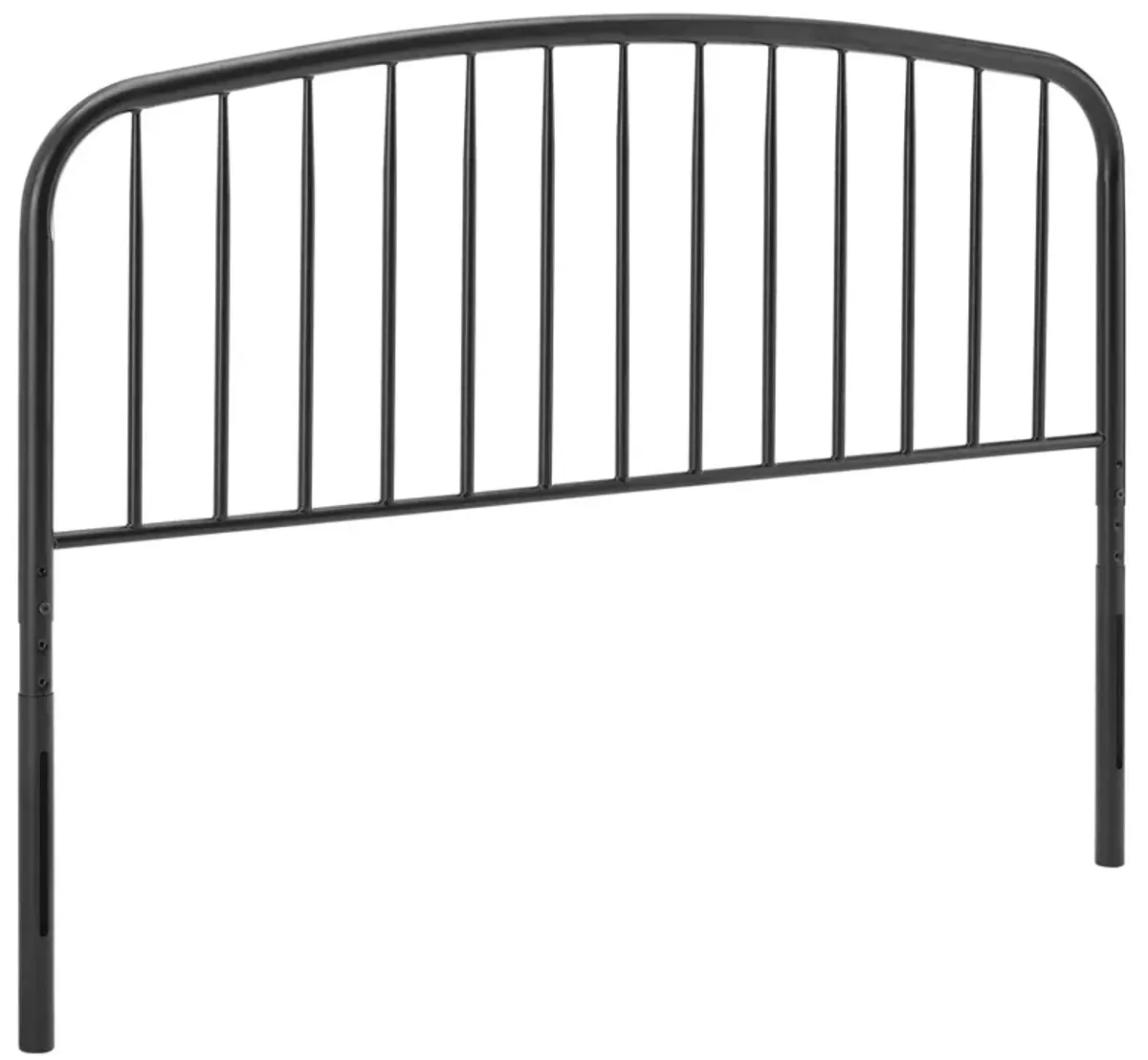 Modway - Nova Queen Metal Headboard Black