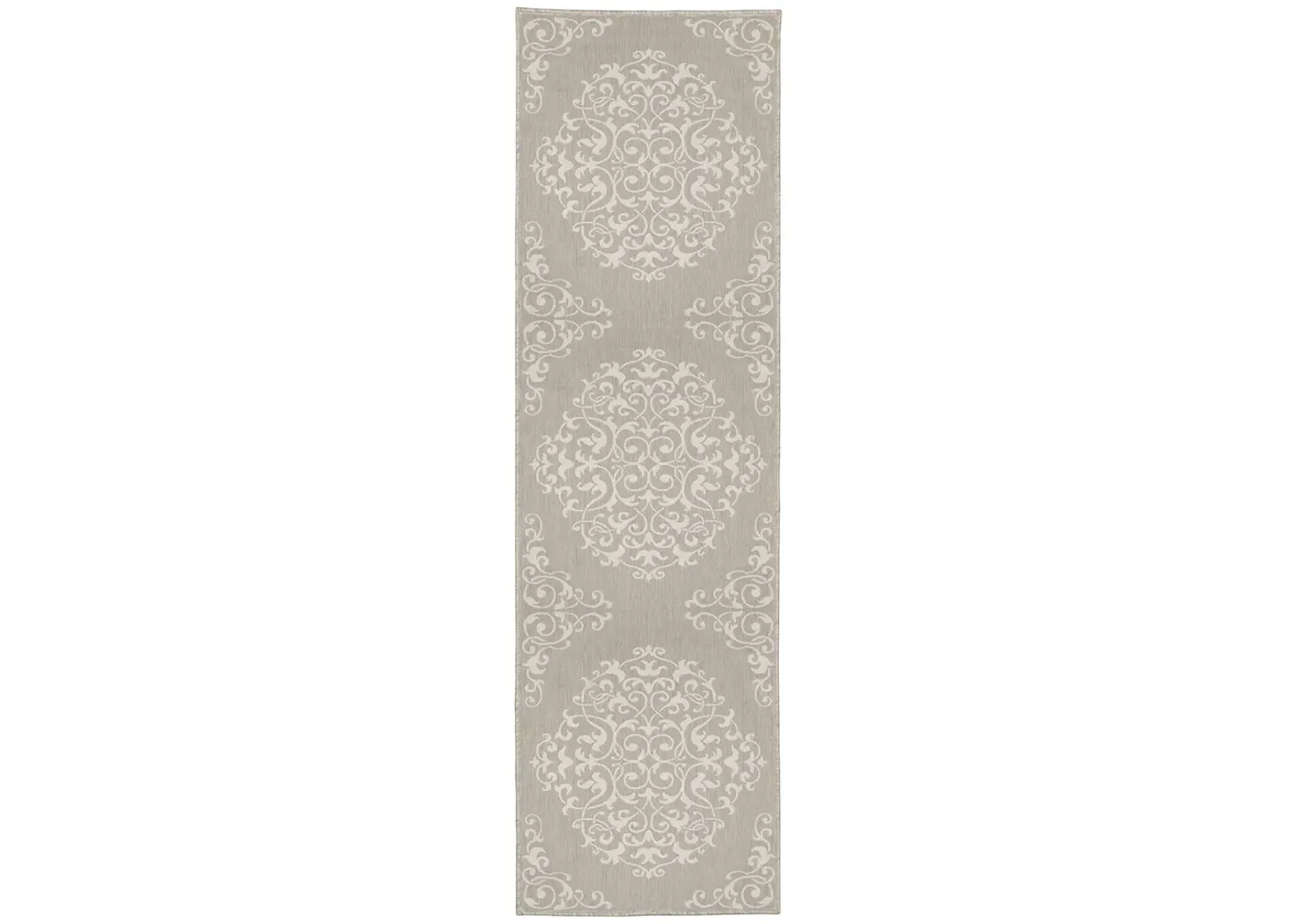 Portofino 1'10" x 7'3" Grey Rug