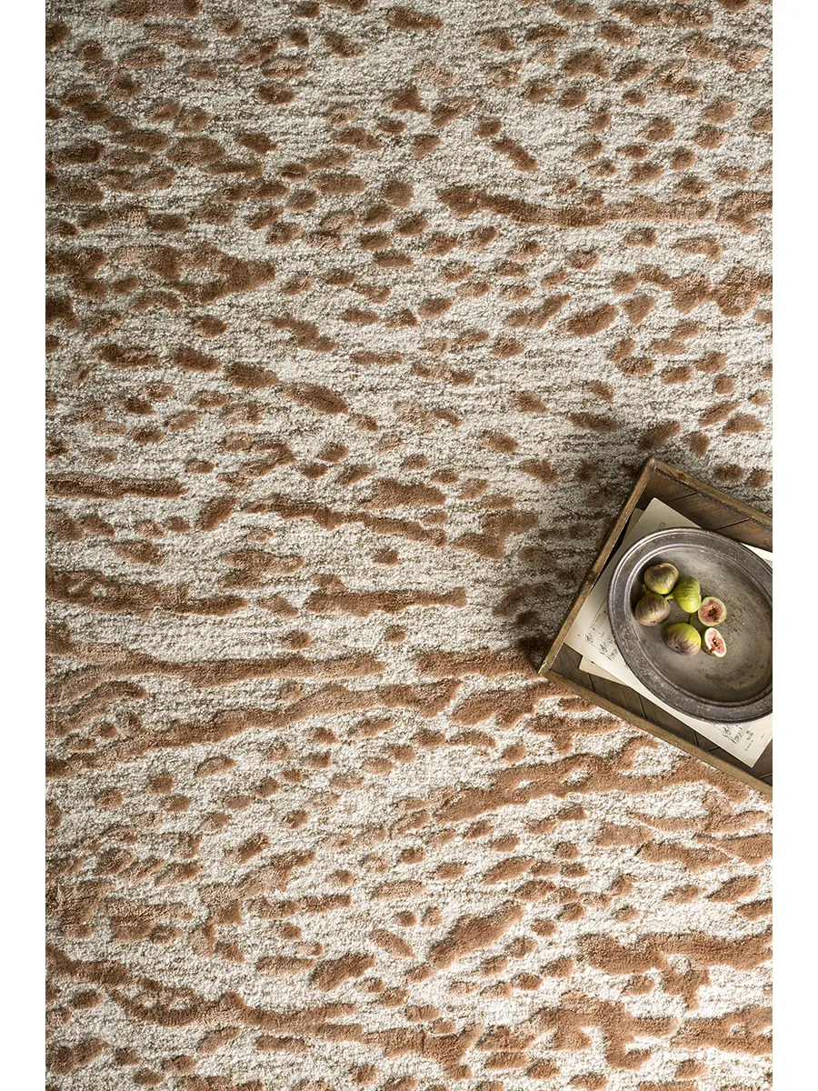 Juneau JY01 Oatmeal/Terracotta 3'6" x 5'6" Rug