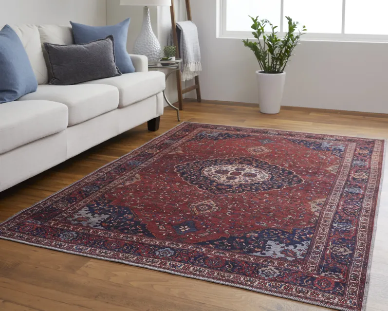 Rawlins 39HDF Red/Blue/Tan 5'3" x 7'6" Rug