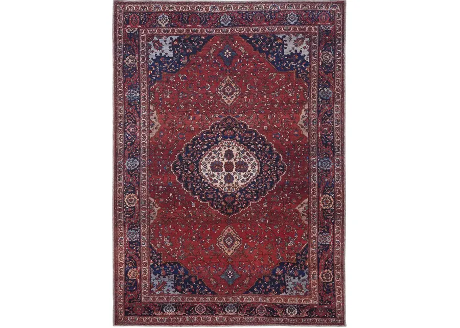 Rawlins 39HDF Red/Blue/Tan 5'3" x 7'6" Rug