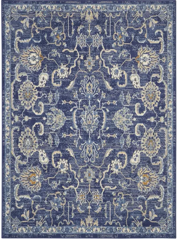 Grafix GRF24 Navy 3'9" x 5'9" Rug