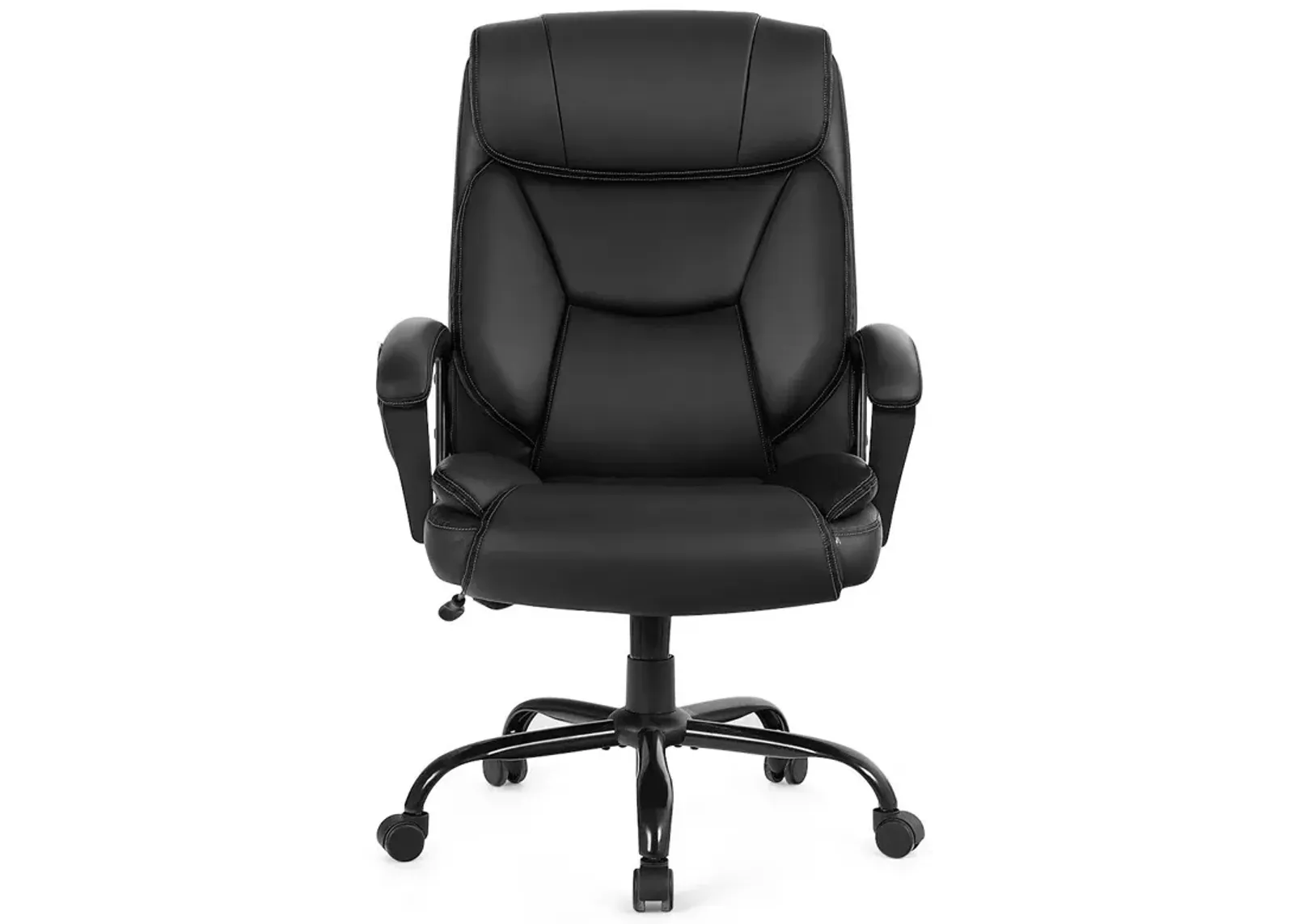 Massage Executive Office Chair with 6 Vibrating Points-Black