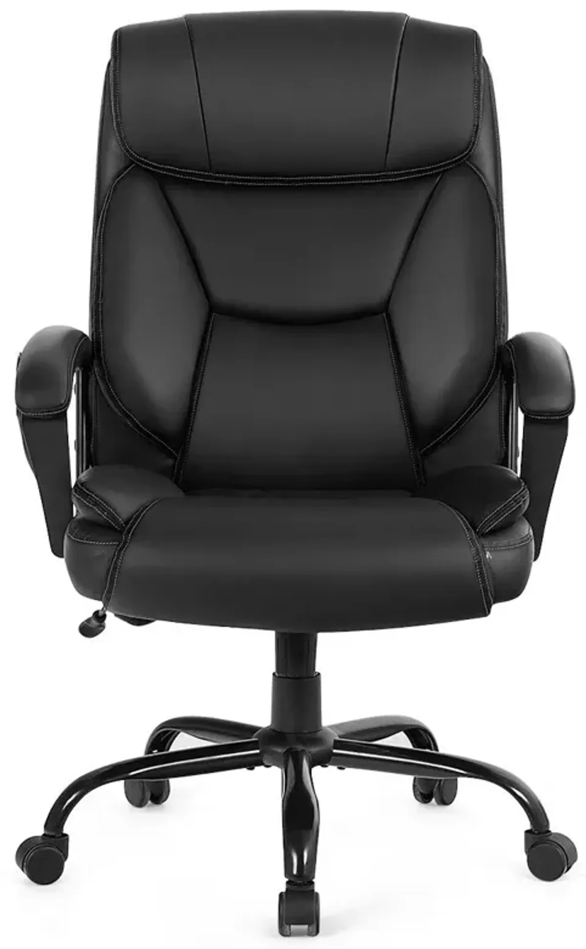 Massage Executive Office Chair with 6 Vibrating Points-Black