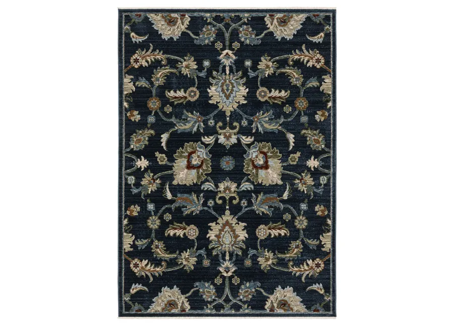 Capella 6'7" x 9'6" Blue Rug