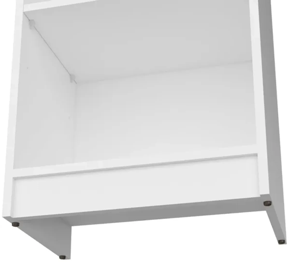 DEPOT E-SHOP Vinton XS Bookcase Compact Bookshelf with Multiple Shelves, White