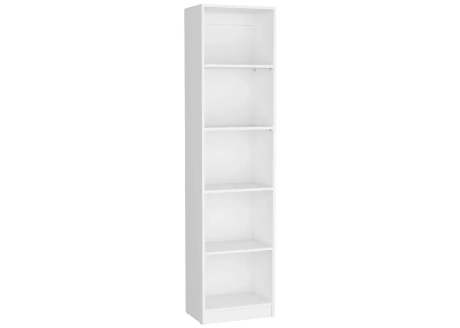 DEPOT E-SHOP Vinton XS Bookcase Compact Bookshelf with Multiple Shelves, White