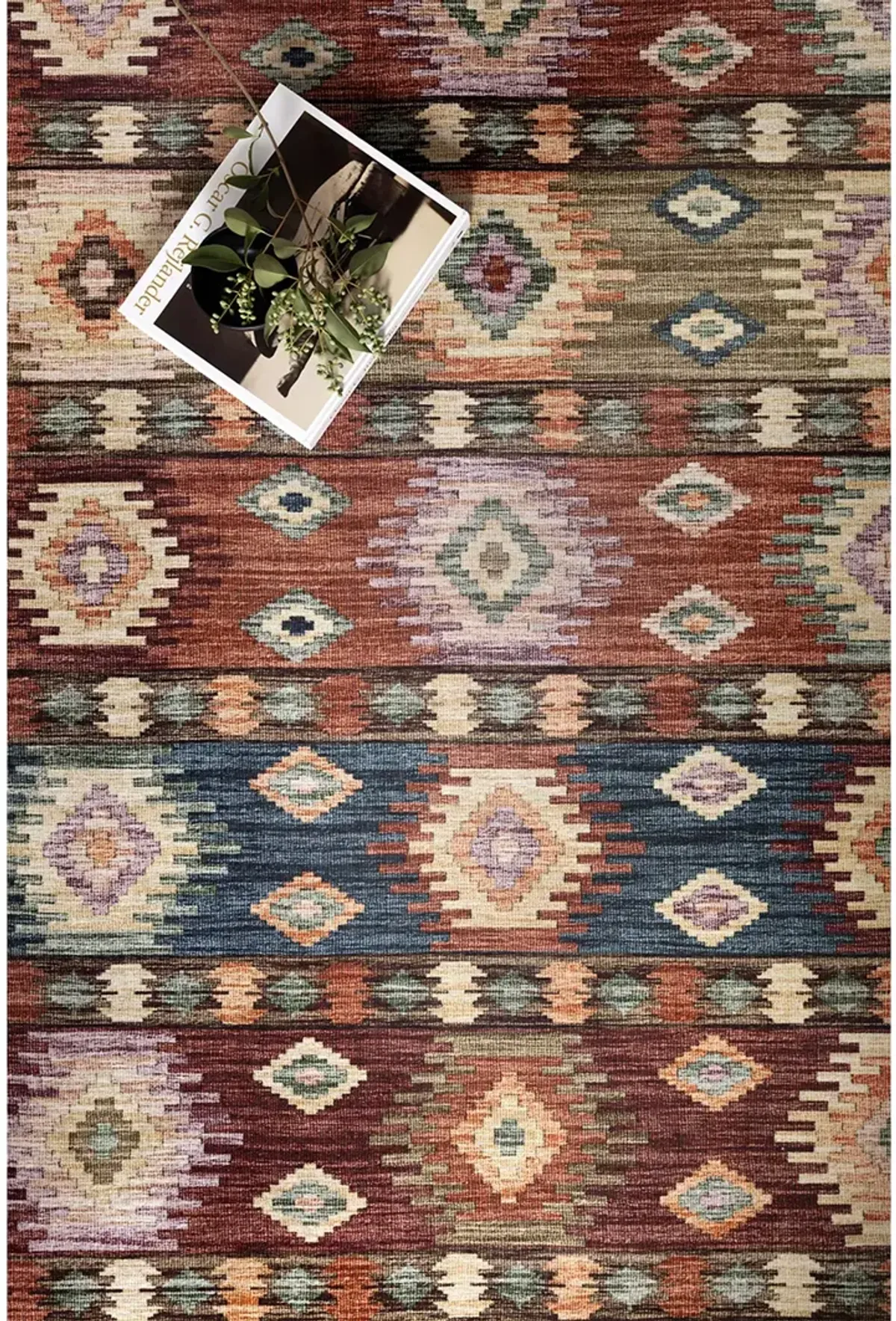 Zion ZIO06 Fiesta/Multi 5' x 7'6" Rug