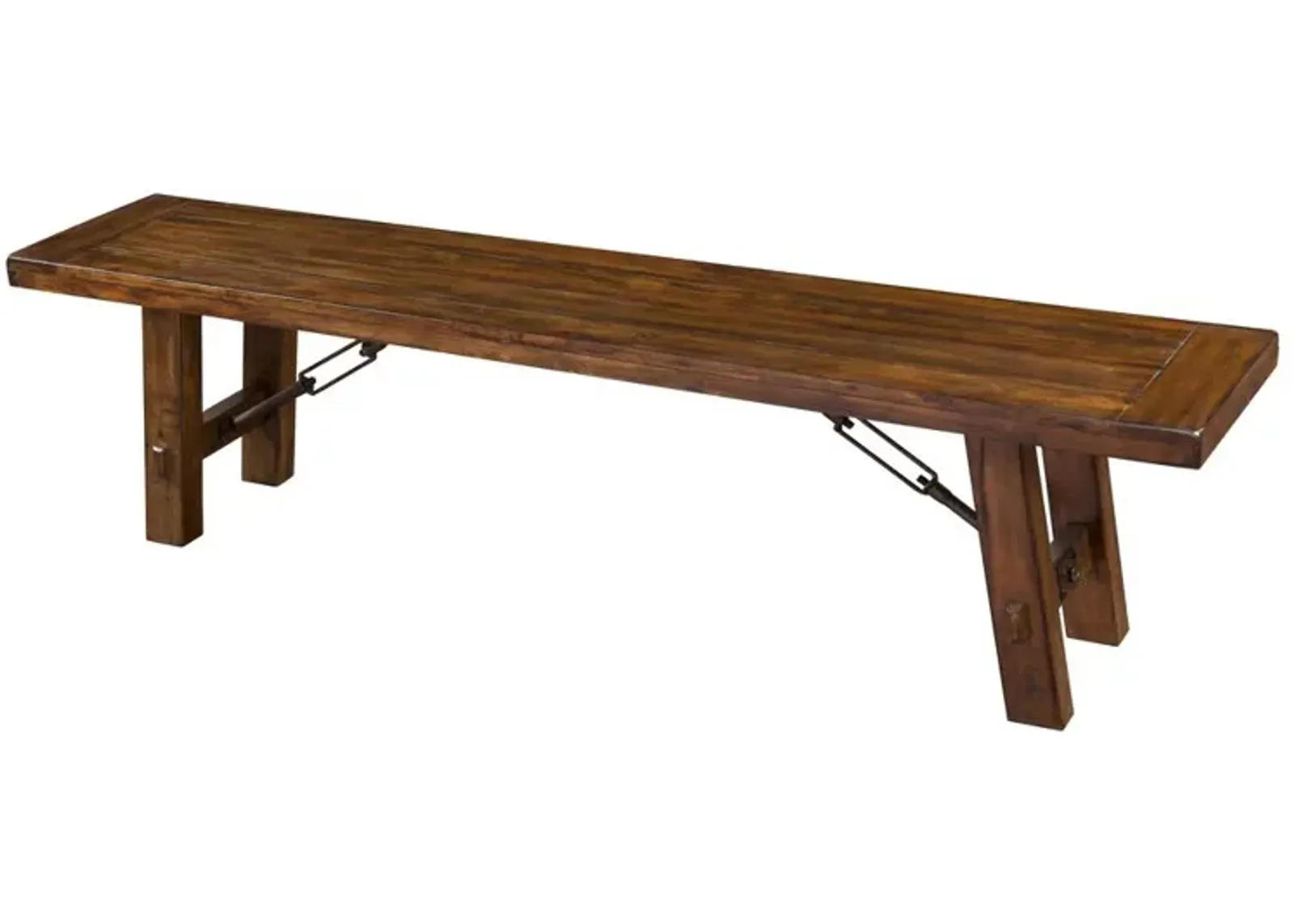 Sunny Designs Dining Bench with Turnbuckle Accents