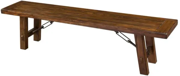 Sunny Designs Dining Bench with Turnbuckle Accents