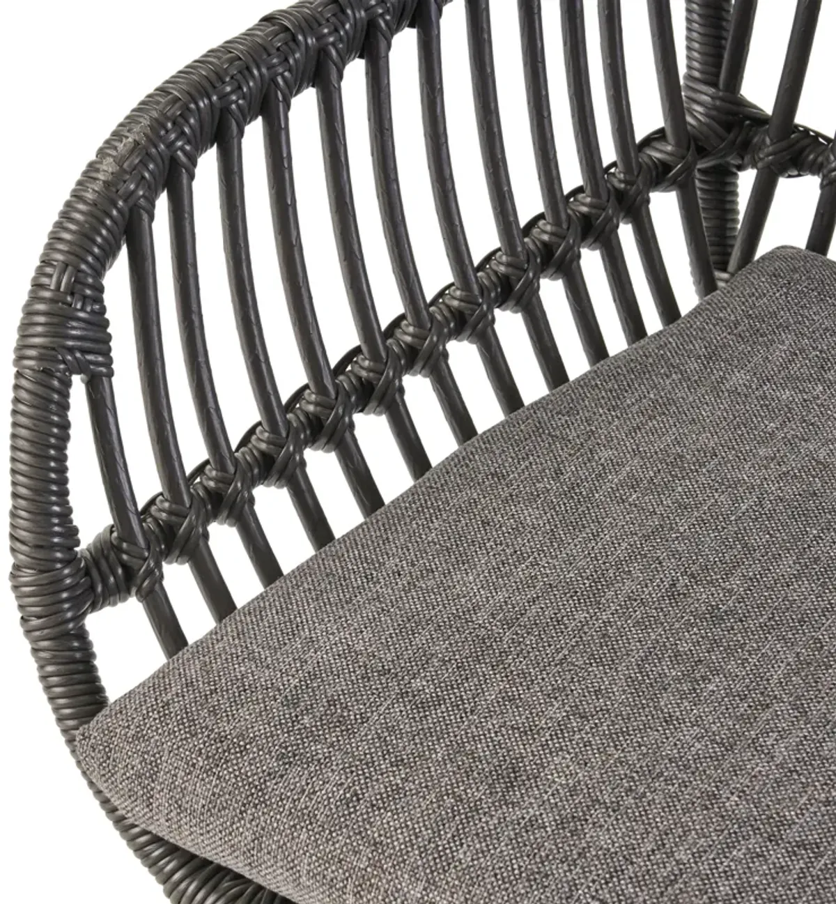 Merax 2 Pieces Outdoor Rattan Chairs with Cushions