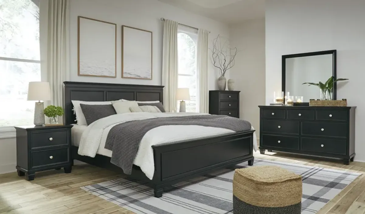 Lanolee California King Panel Bed