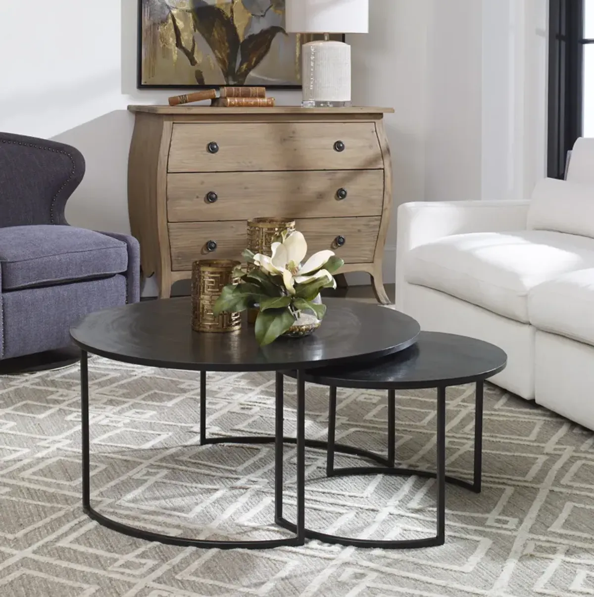 Barnette Modern Nesting Coffee Tables (Set of 2)