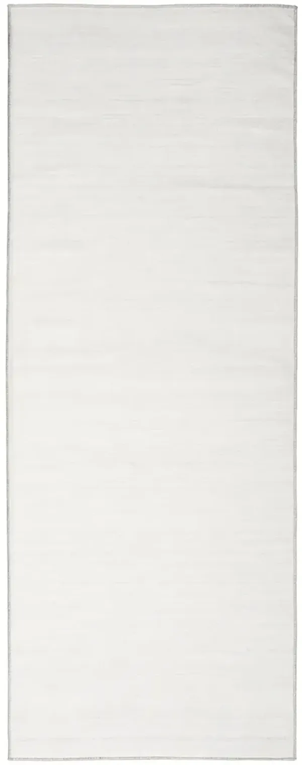 Washable Essentials WAE01 Ivory/Gray 2' x 6' Rug