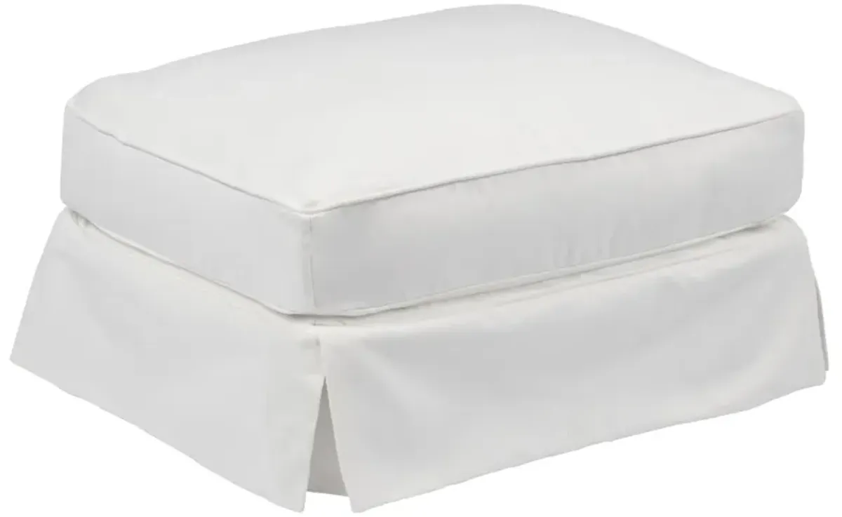 Americana Upholstered Pillow Top Ottoman