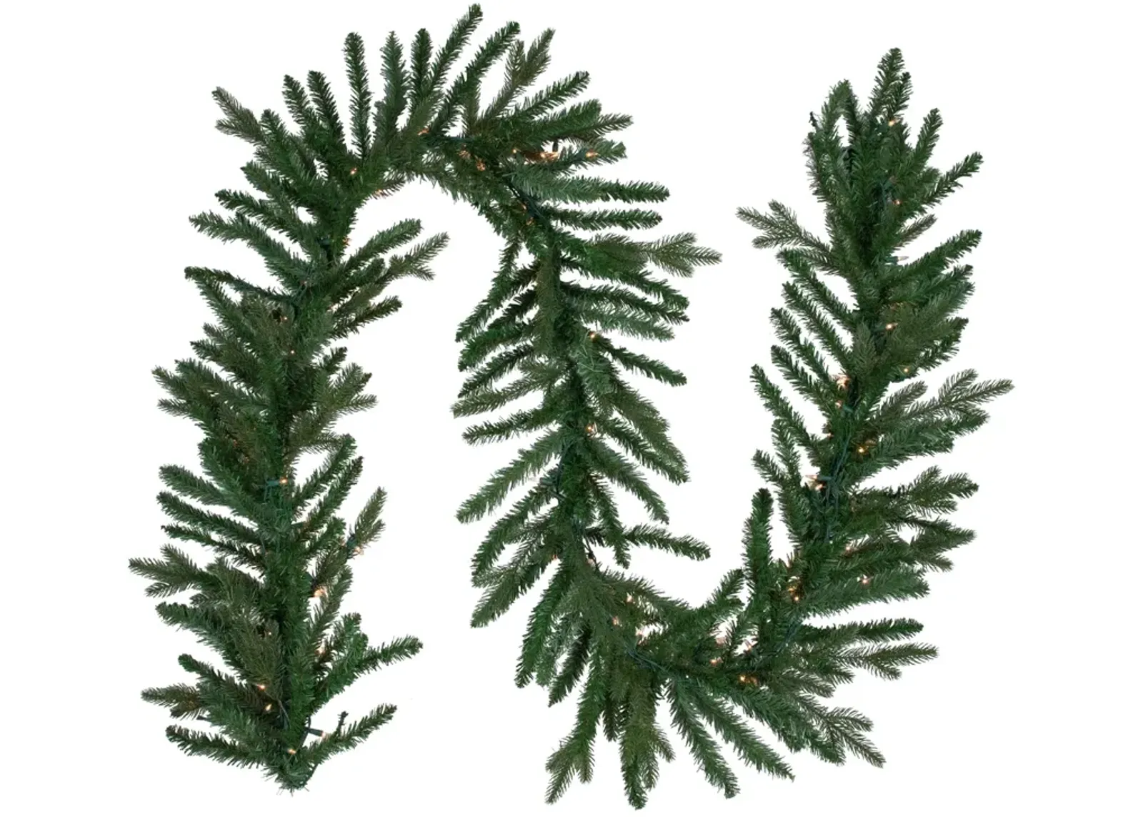 9' x 14" Pre-Lit Grande Spruce Artificial Christmas Garland  Clear Lights