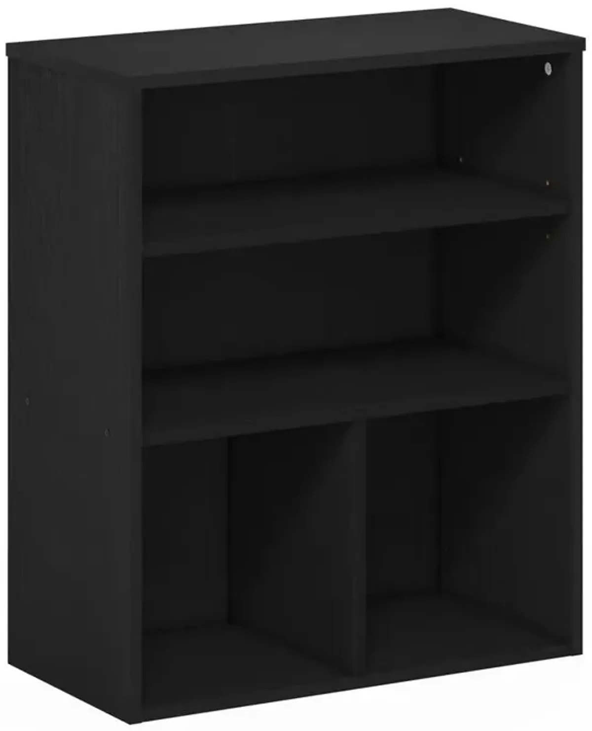 Furinno Pasir 3 Tier Display Bookcase, Black Oak