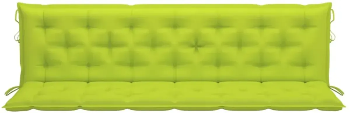 vidaXL Cushion for Swing Chair Bright Green 78.7" Fabric