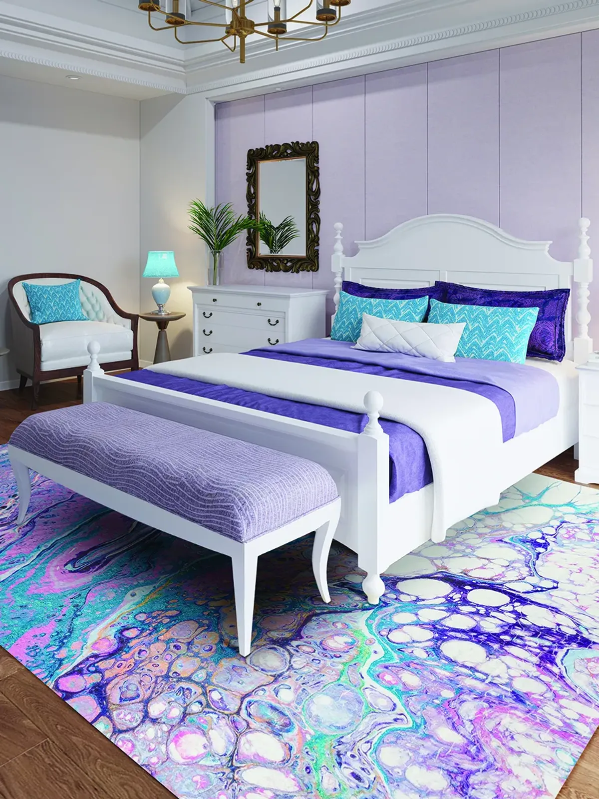 Kikiamo KK19 Lavender 8' Rug