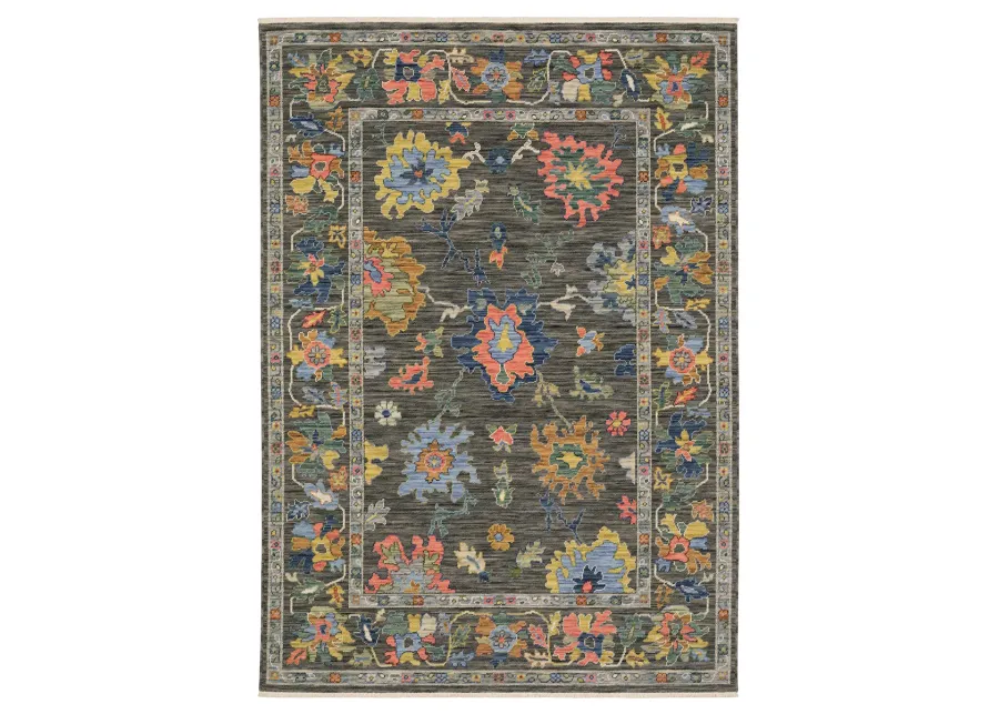 Lucca 2' x 3' Grey Rug