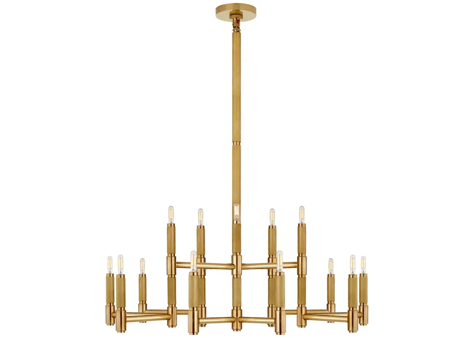 Barrett Lrg Knurled Chandelier