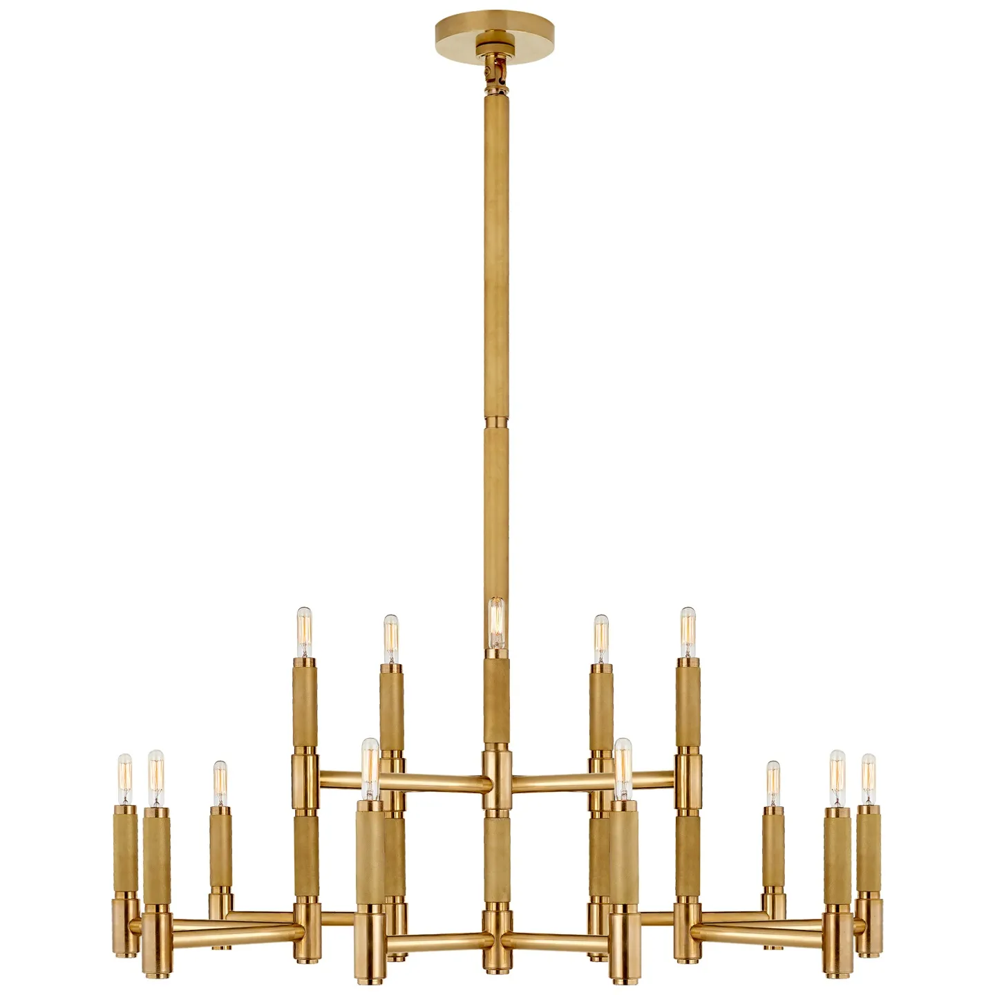 Barrett Lrg Knurled Chandelier