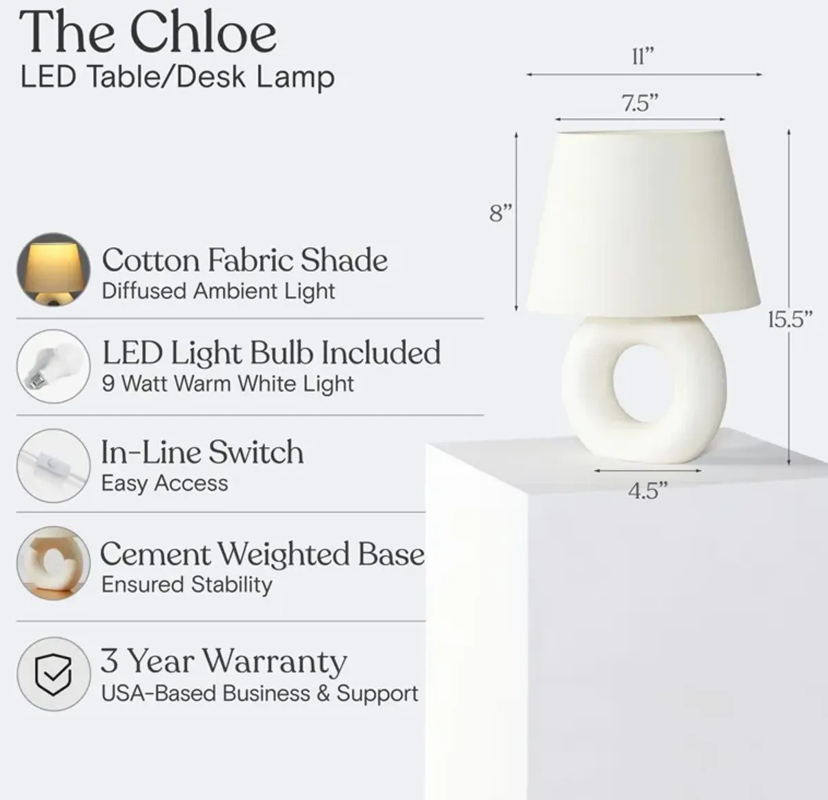 Chloe LED Table Lamp