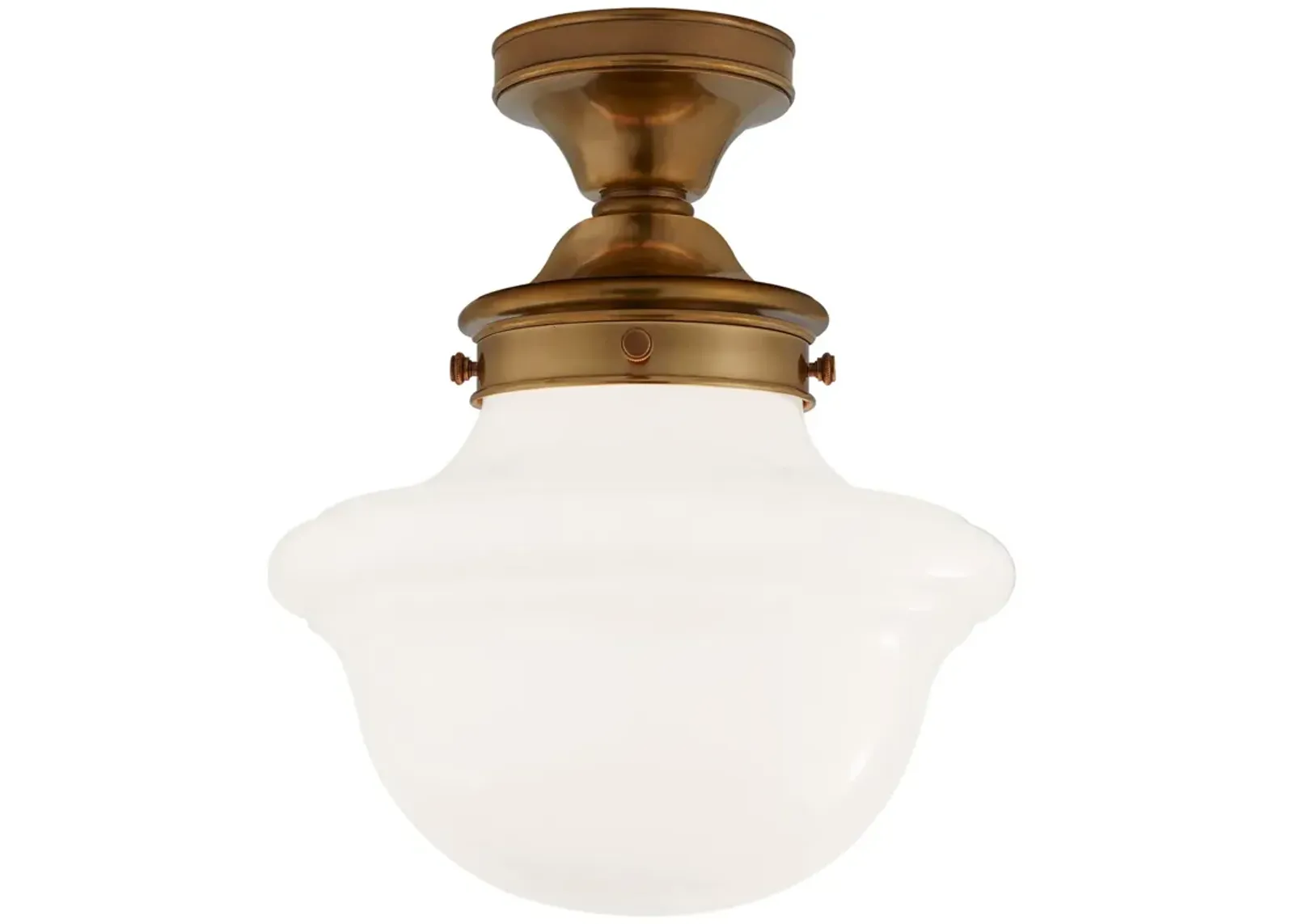 Edmond Flush Mount in Antique Brass