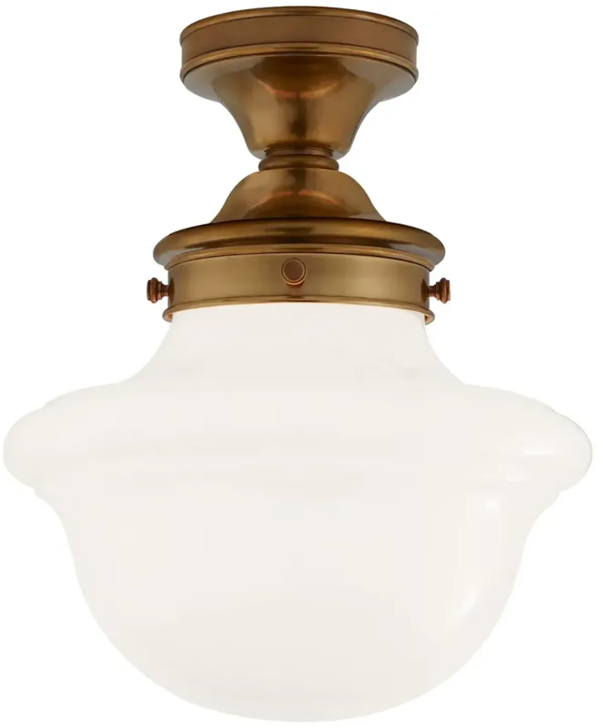 Edmond Flush Mount in Antique Brass