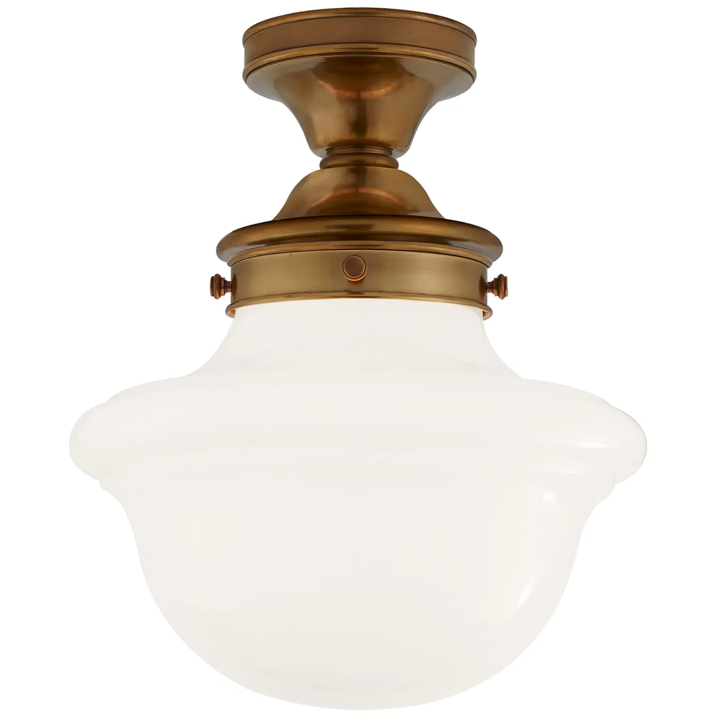 Edmond Flush Mount in Antique Brass