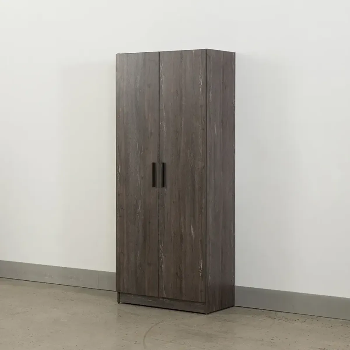 FC Design Klair Living Farmhouse Shoe Cabinet with Six Shelves