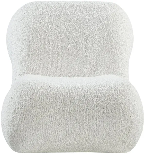 Meridian Furniture Quadra Cream Fabric Accent Chair