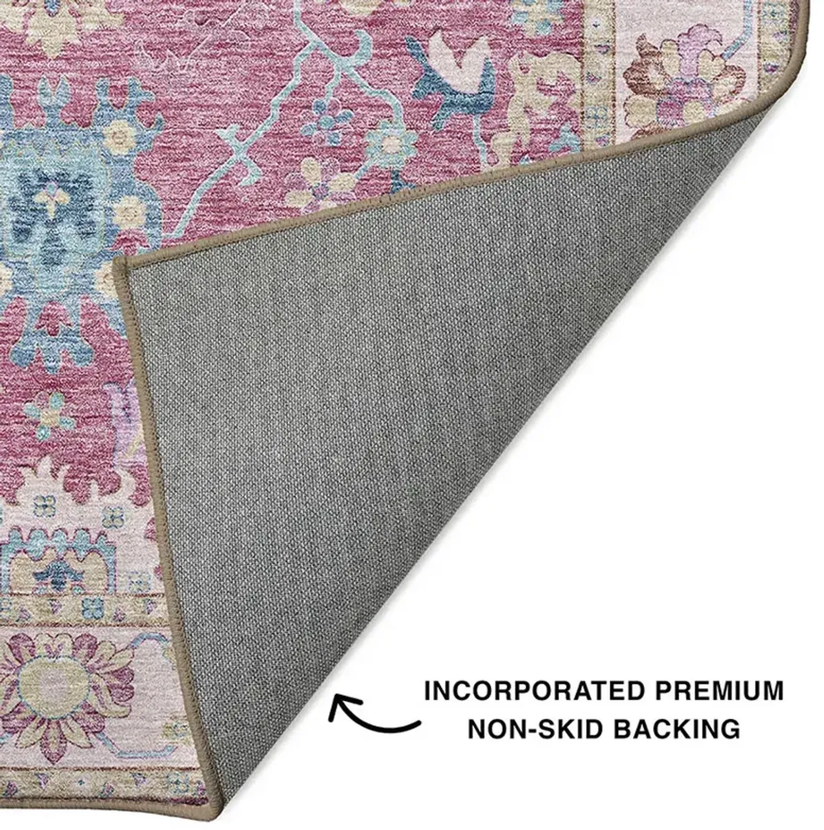 Hatay HY7 Pink 2'3" x 7'6" Rug